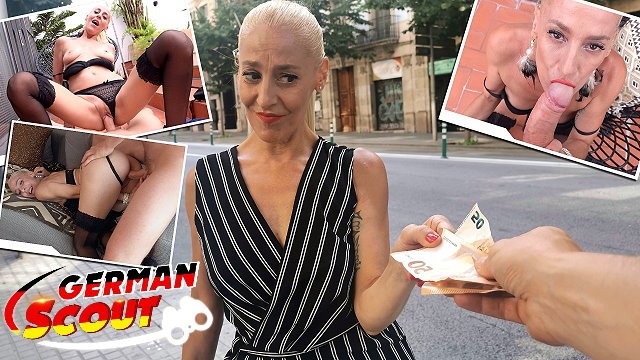 German Scout: Yelena Vera – Flexible floppy tits mature pickup and dirty fuck on street