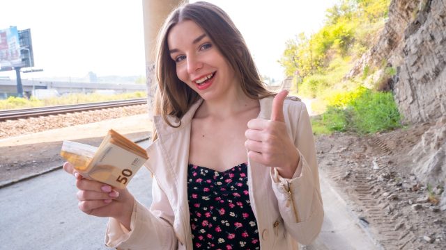 Public Agent: Arina Shy – Shy and Tight Outdoor Fuck